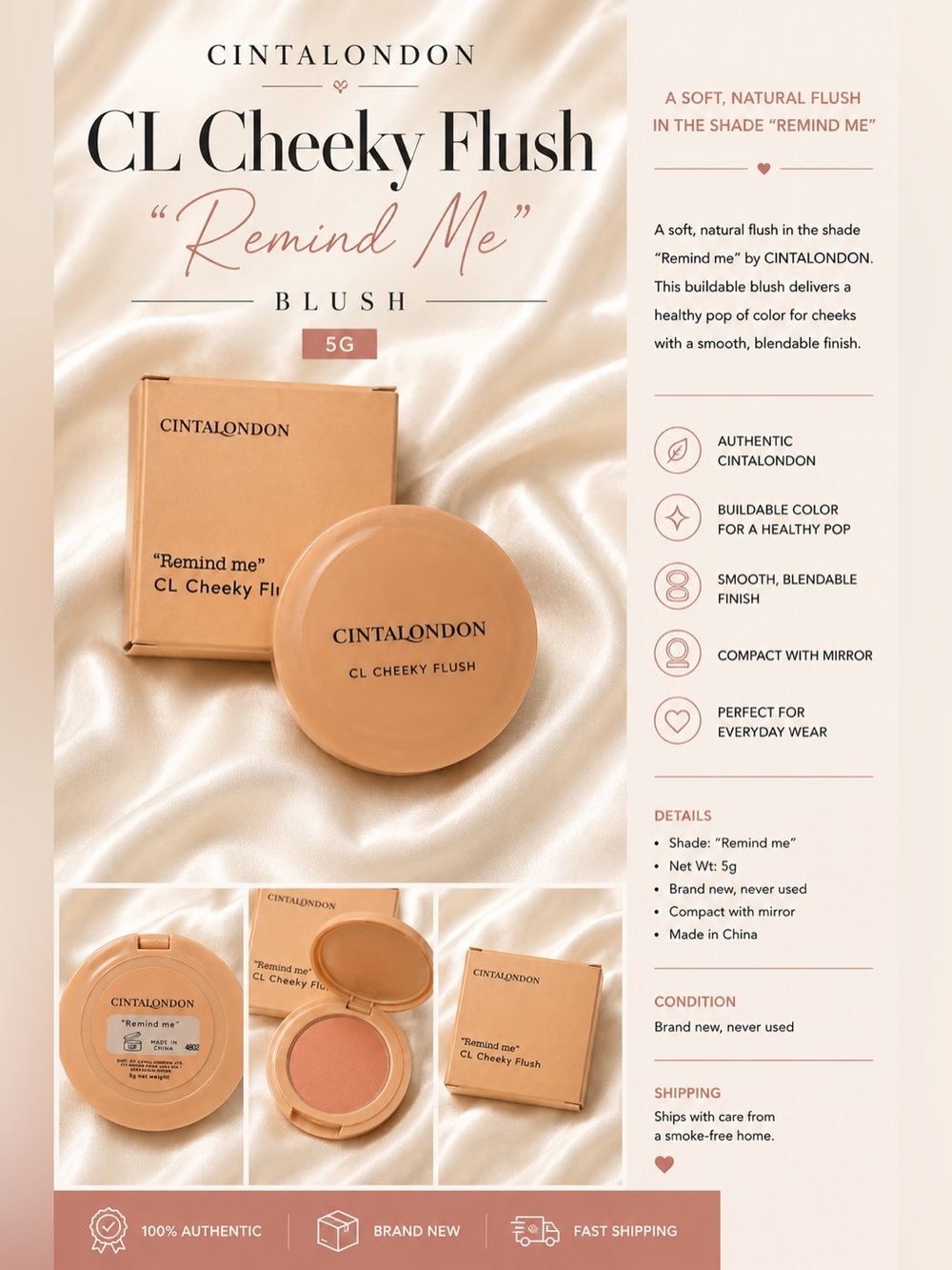 CINTALONDON CL Cheeky Flush Blush "Remind Me"
